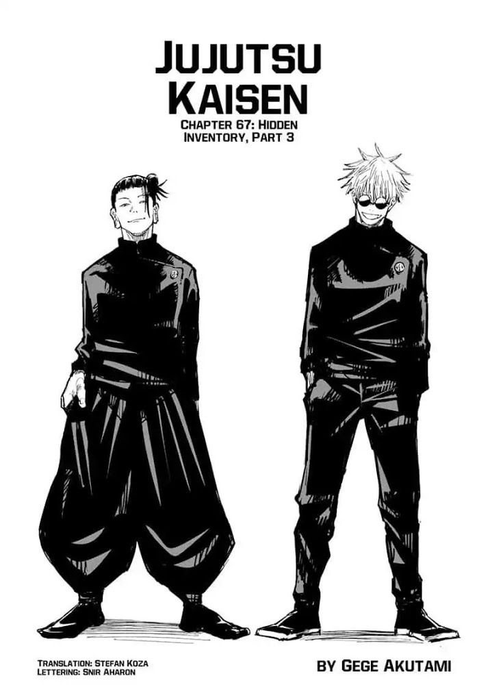 Jujutsu Kaisen, Chapter 67 image 01