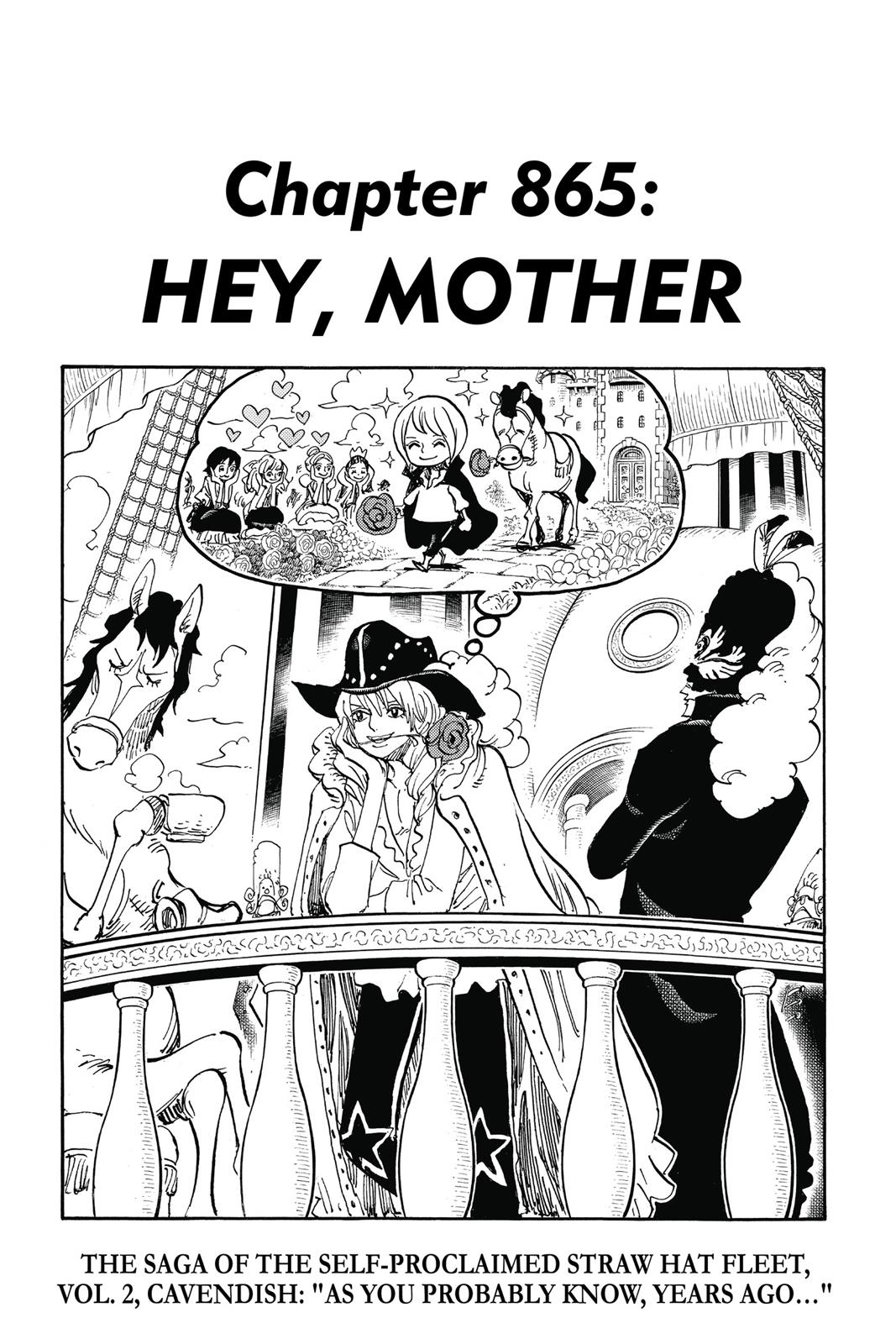 One Piece, Chapter 865 image 01