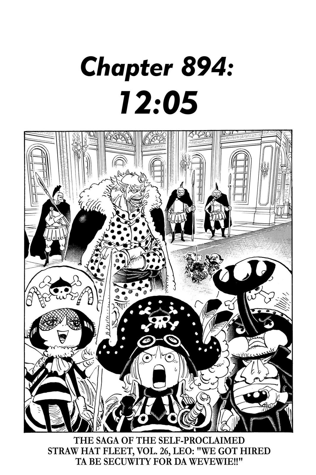 One Piece, Chapter 894 image 01