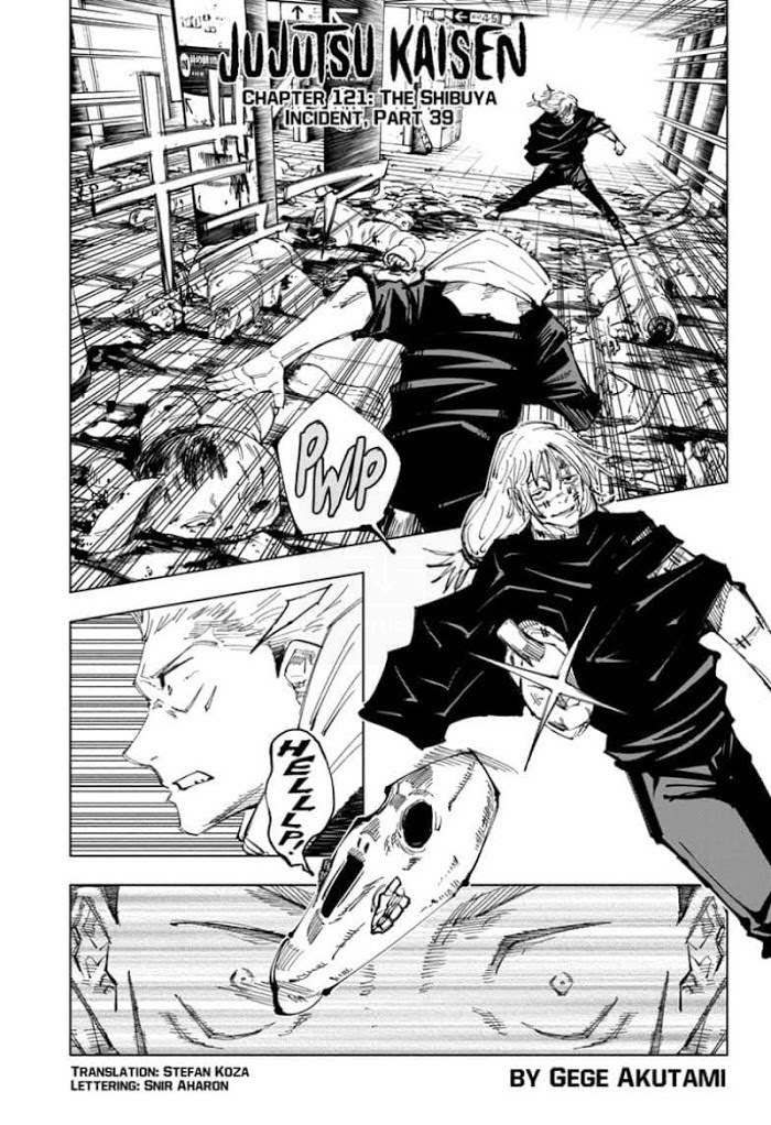 Jujutsu Kaisen, Chapter 121 image 01