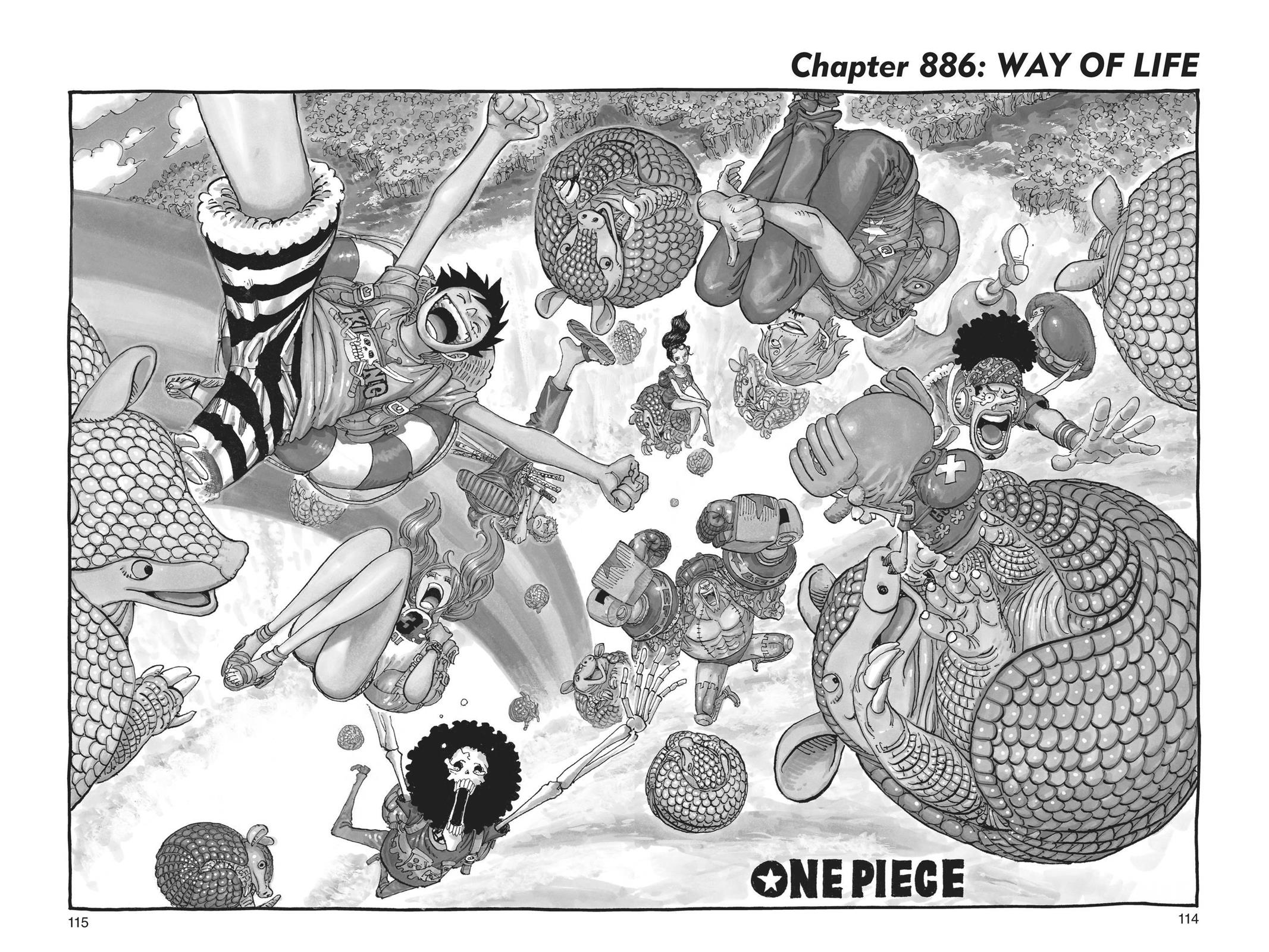 One Piece, Chapter 886 image 01