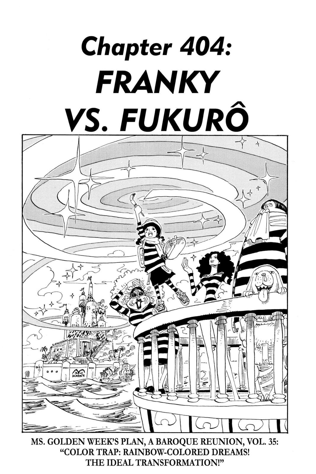 One Piece, Chapter 404 image 01
