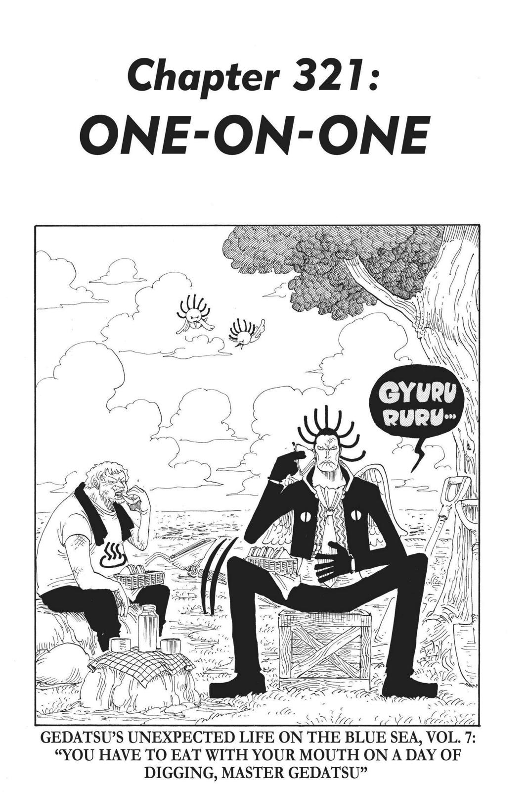 One Piece, Chapter 321 image 01