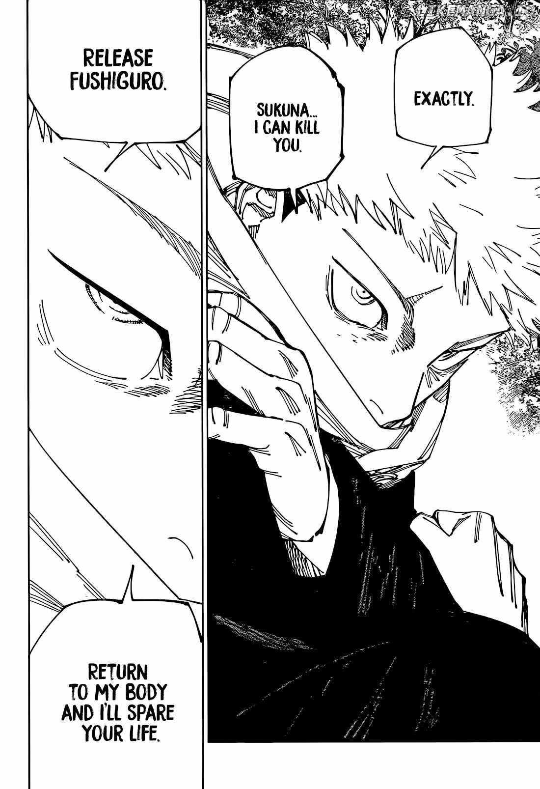 Jujutsu Kaisen, Chapter 265 image 20