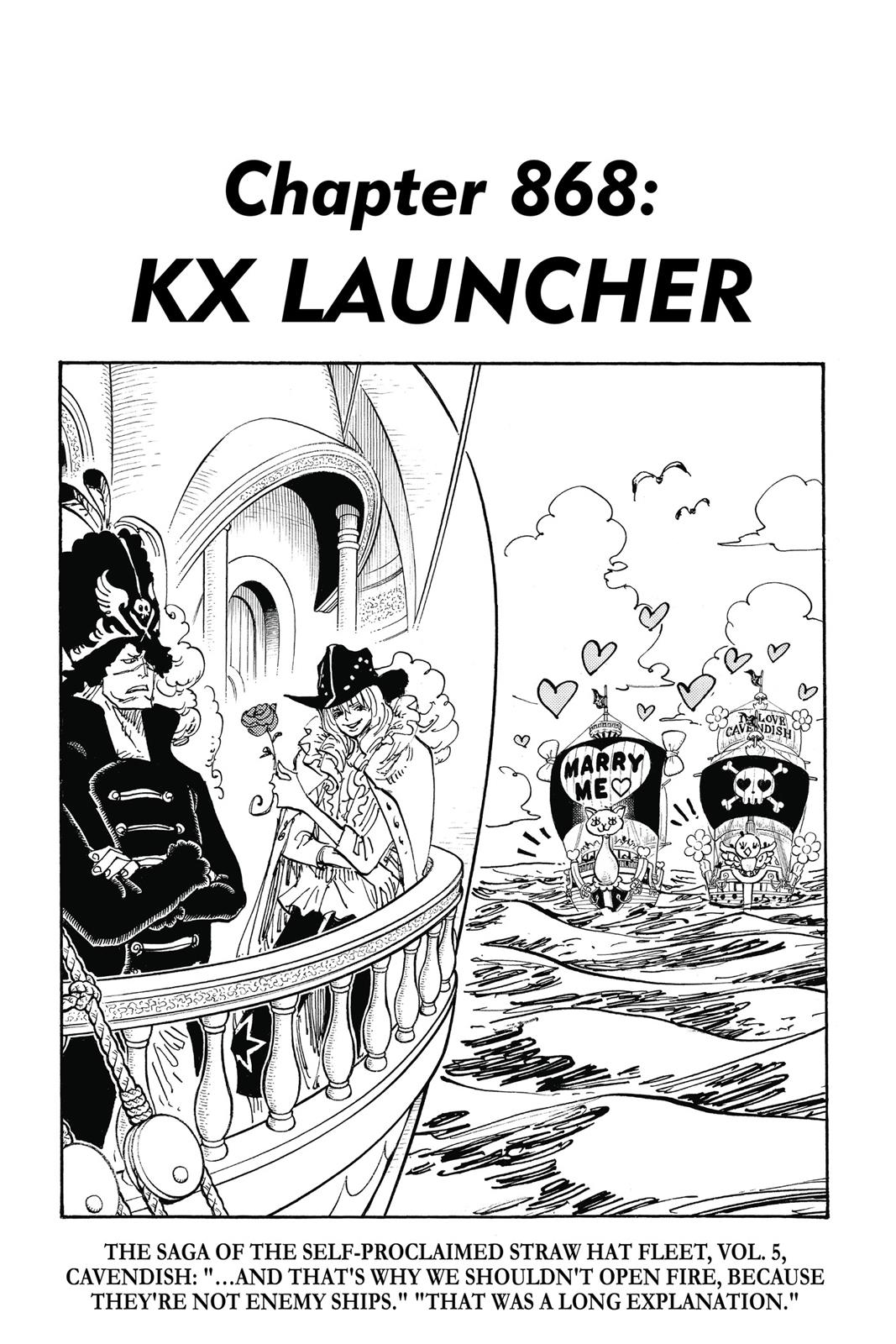 One Piece, Chapter 868 image 01