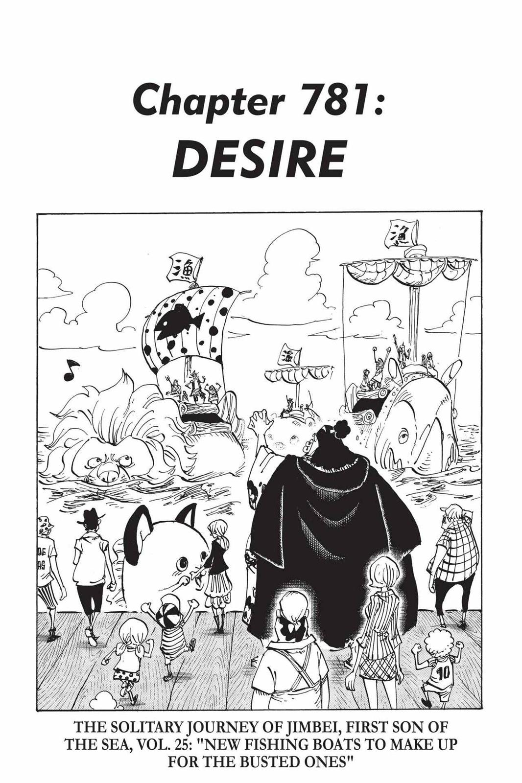 One Piece, Chapter 781 image 01