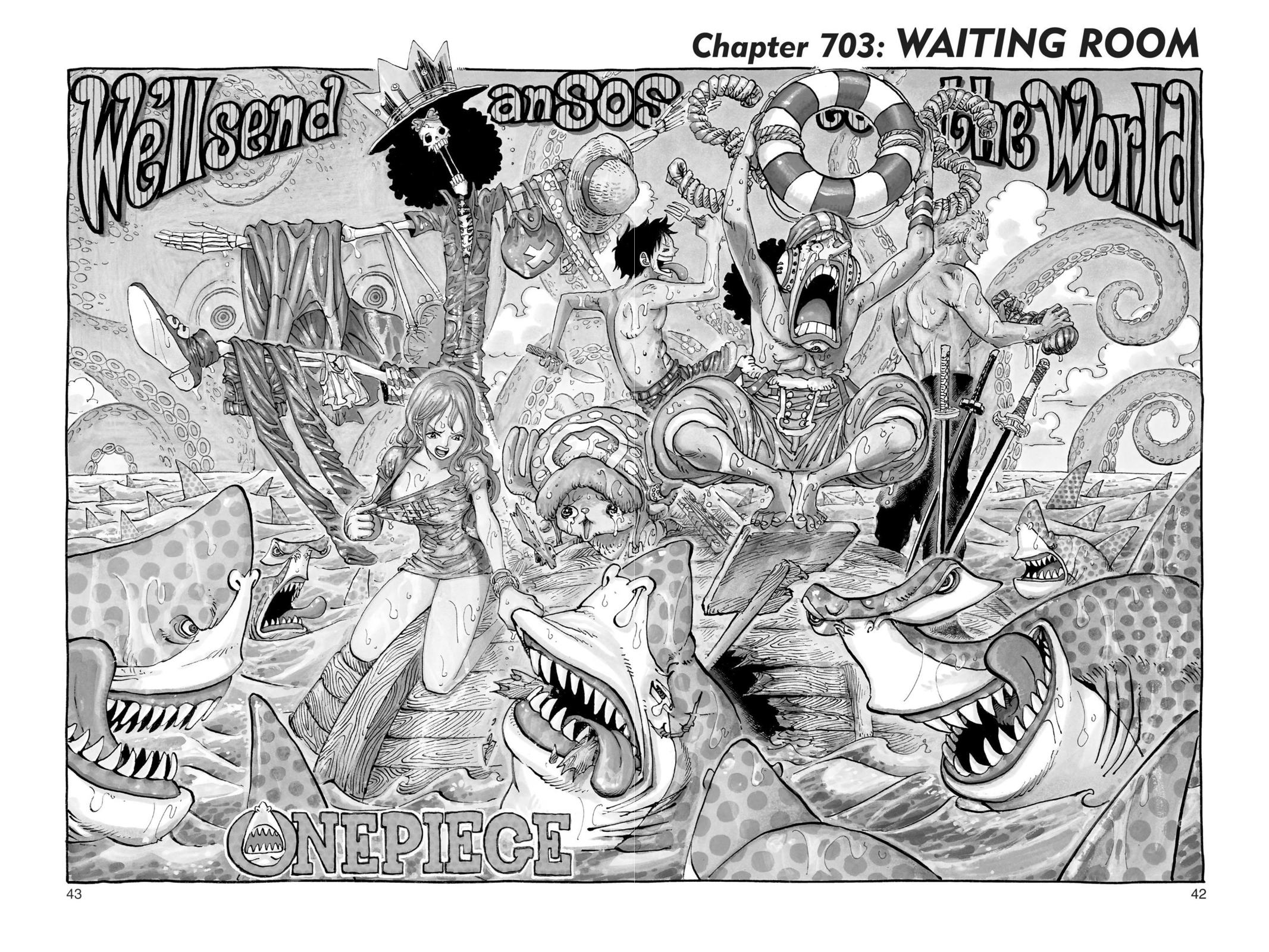One Piece, Chapter 703 image 01