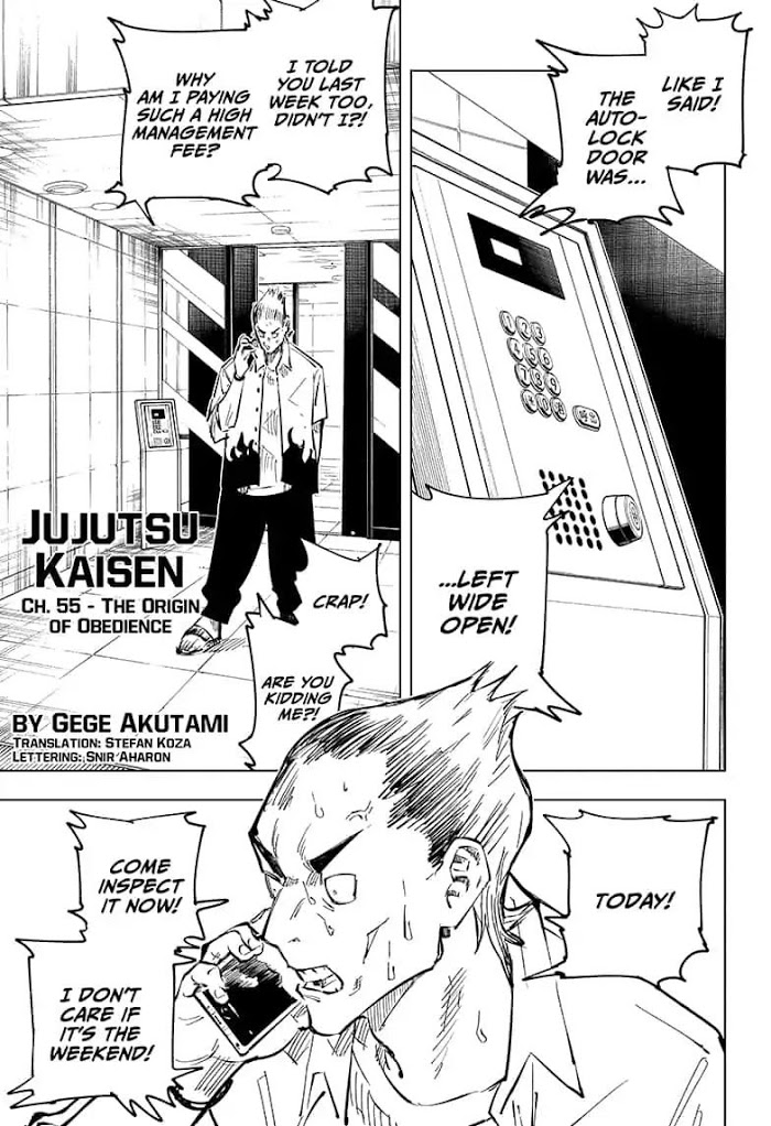 Jujutsu Kaisen, Chapter 55 image 01