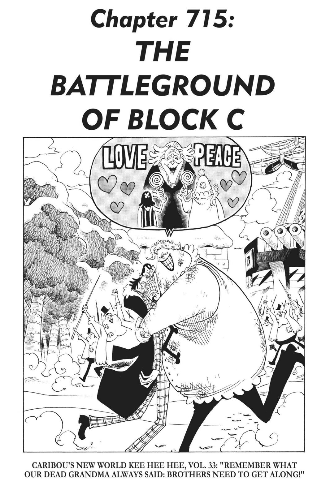 One Piece, Chapter 715 image 01