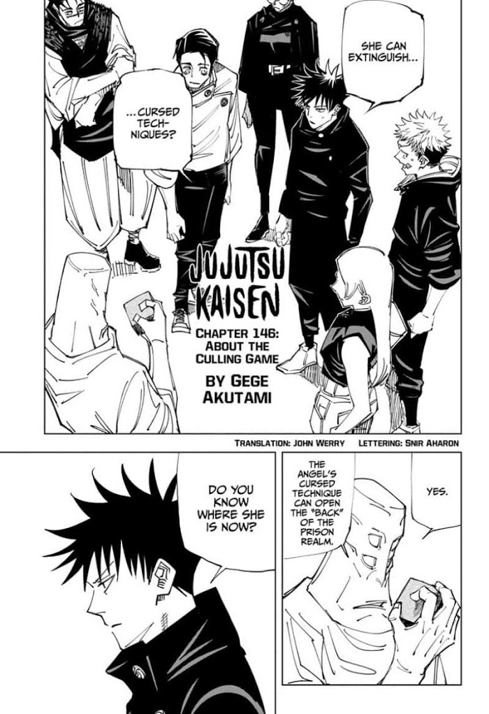 Jujutsu Kaisen, Chapter 146 image 01