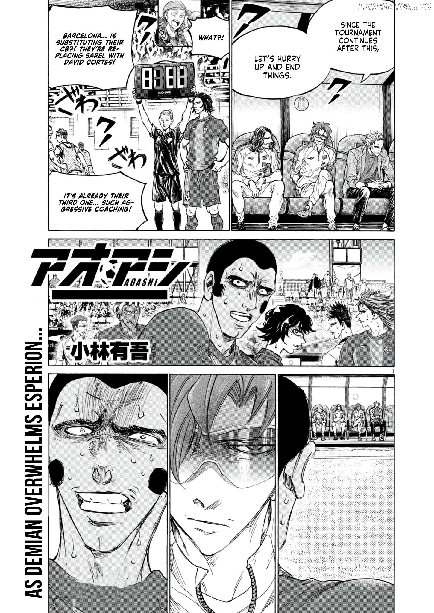 Ao Ashi, Chapter 385 image 02