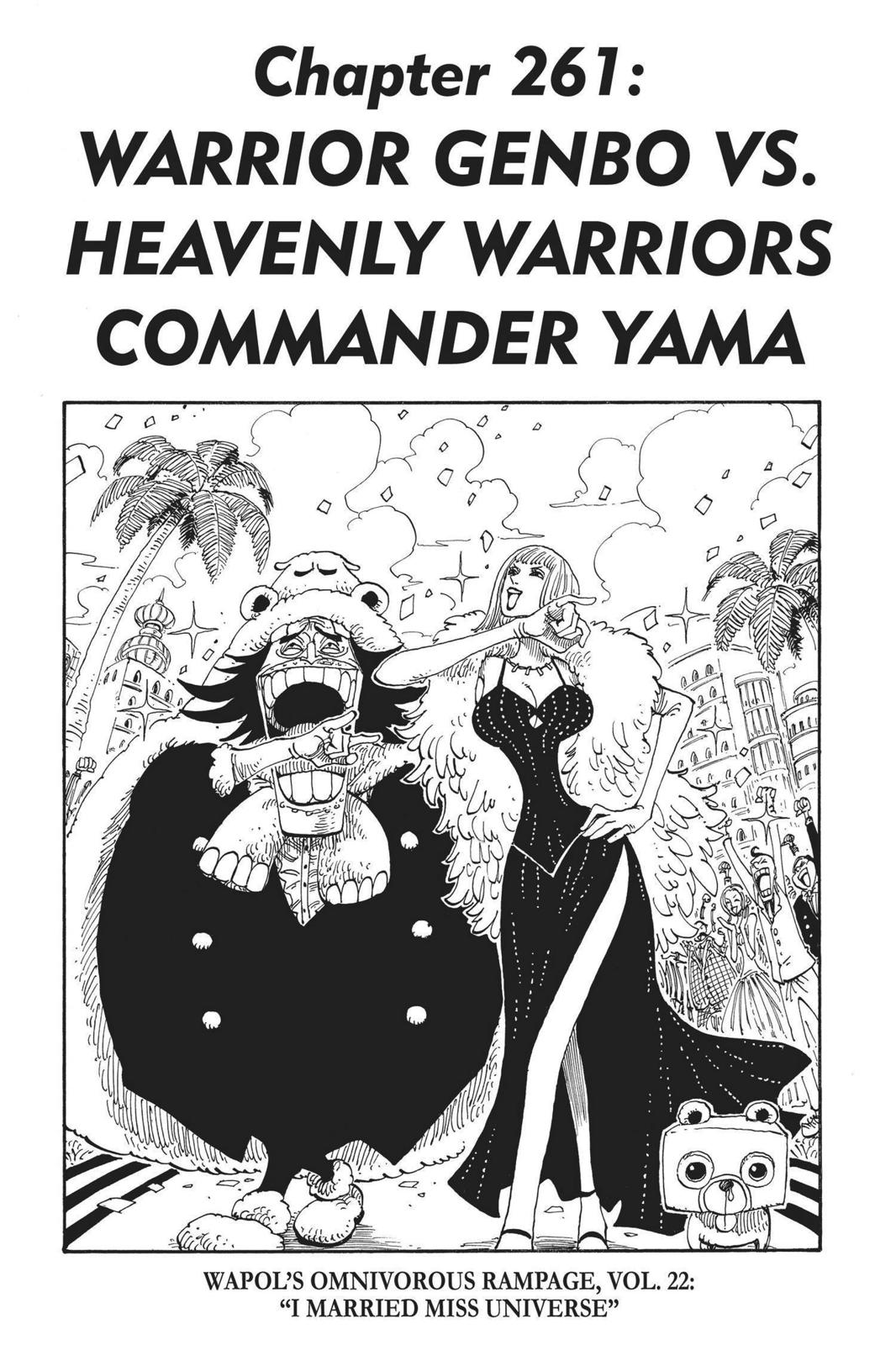 One Piece, Chapter 261 image 01