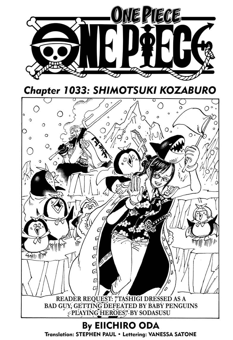 One Piece, Chapter 1033 image 01