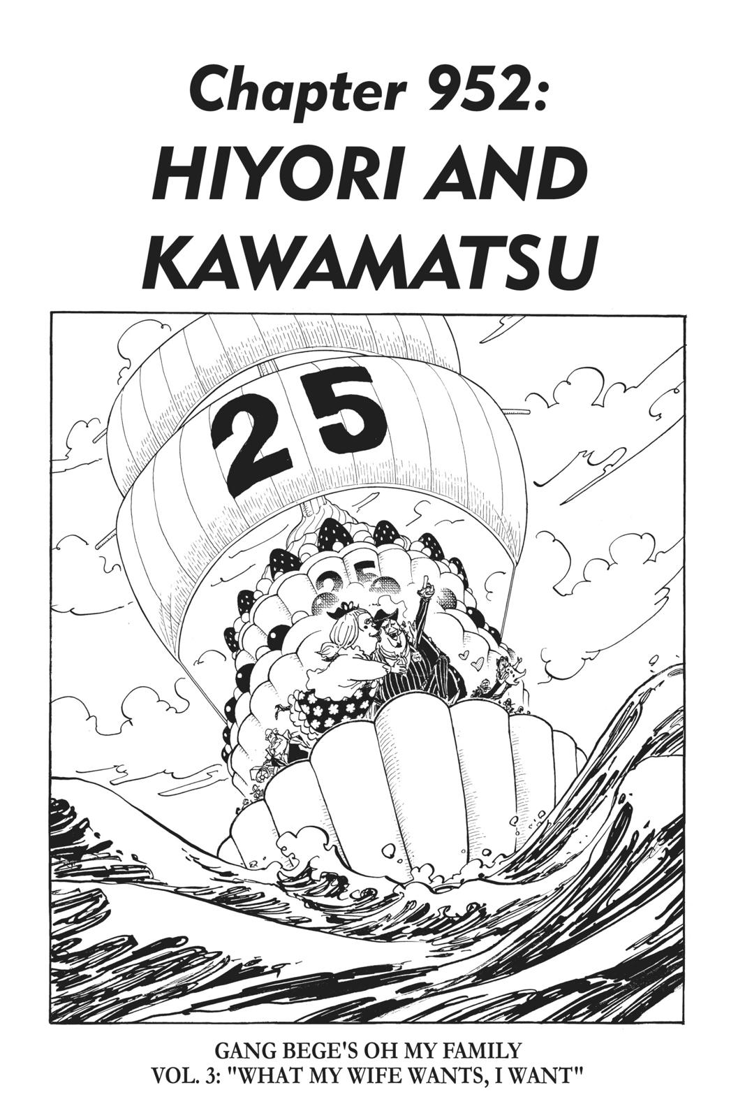 One Piece, Chapter 952 image 01