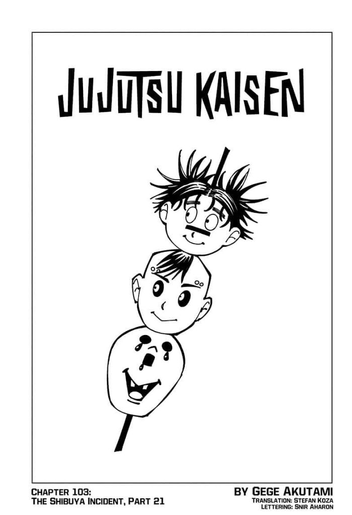 Jujutsu Kaisen, Chapter 103 image 01