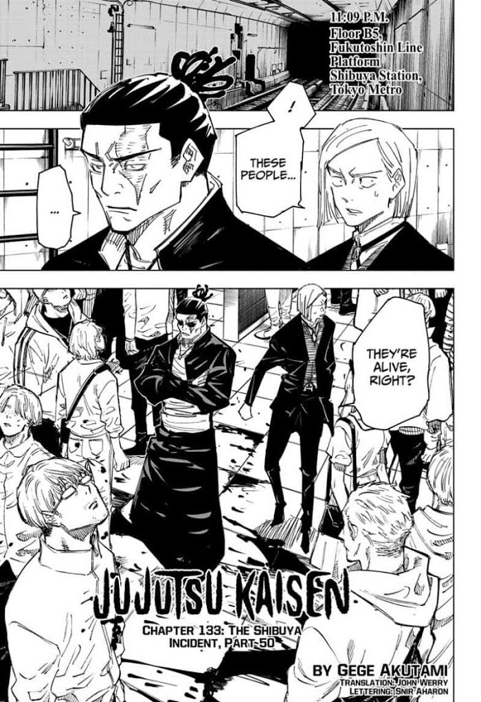 Jujutsu Kaisen, Chapter 133 image 01