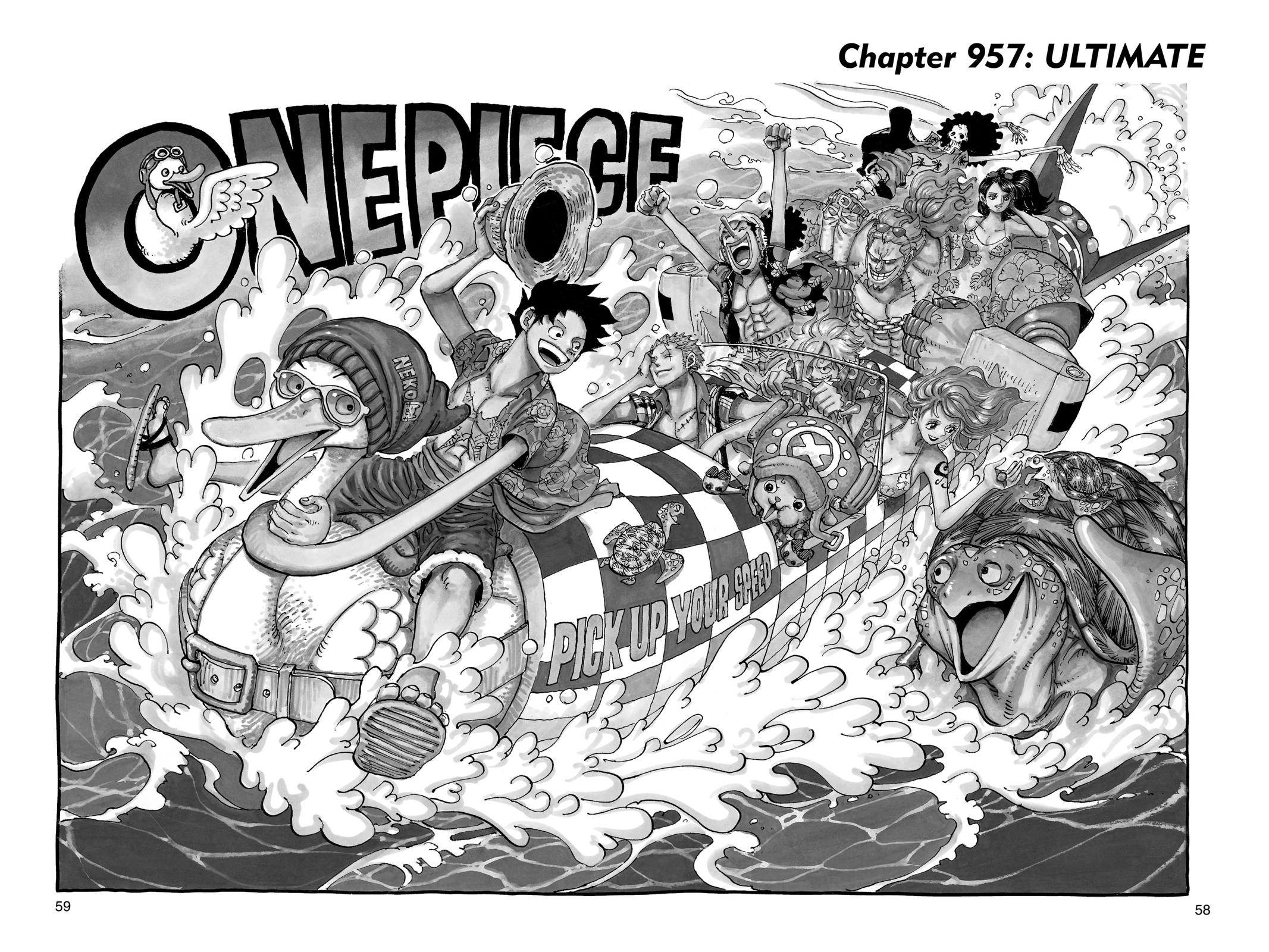 One Piece, Chapter 957 image 01