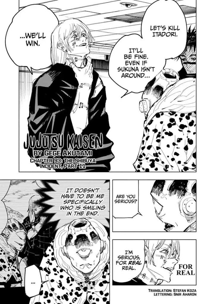 Jujutsu Kaisen, Chapter 93 image 01