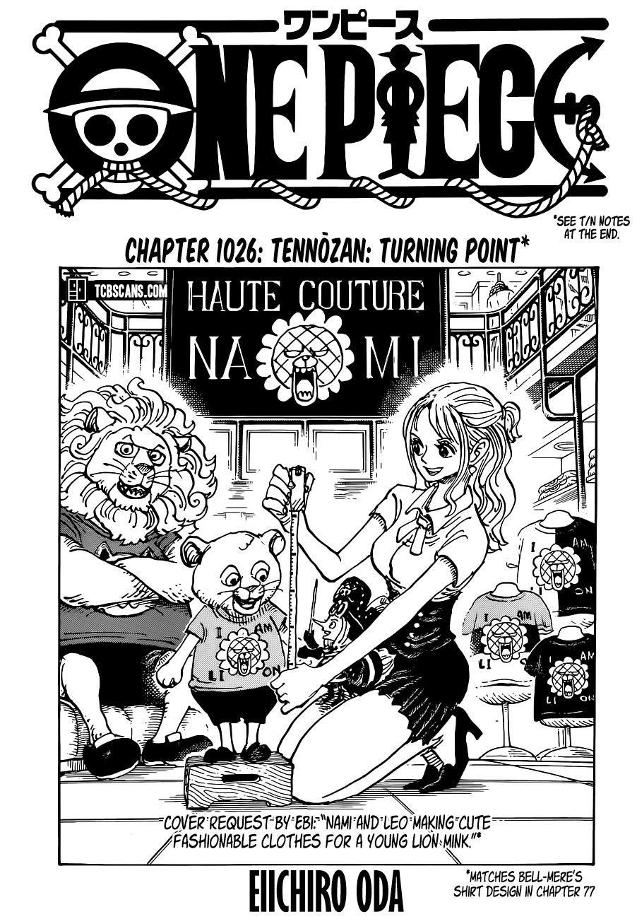 One Piece, Chapter 1026 image 01