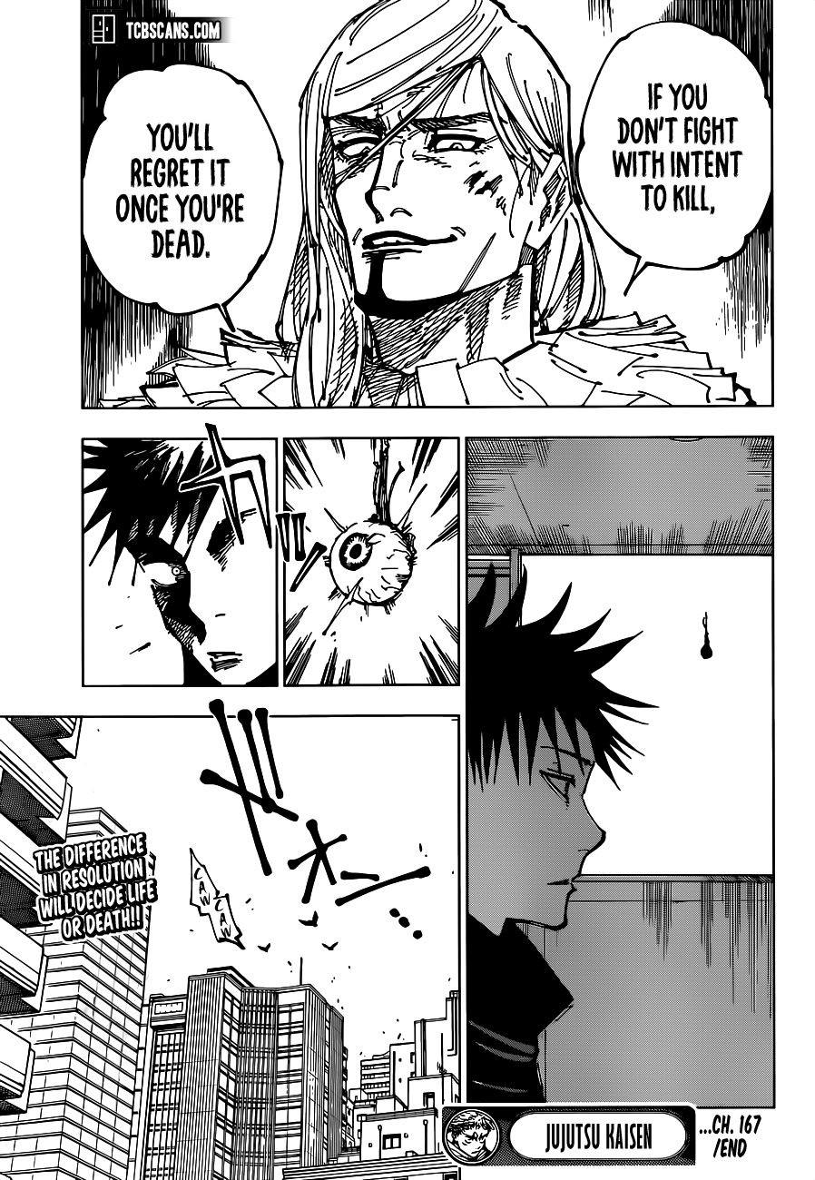 Jujutsu Kaisen, Chapter 167 image 20