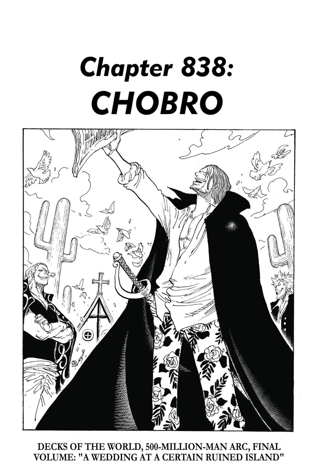 One Piece, Chapter 838 image 01