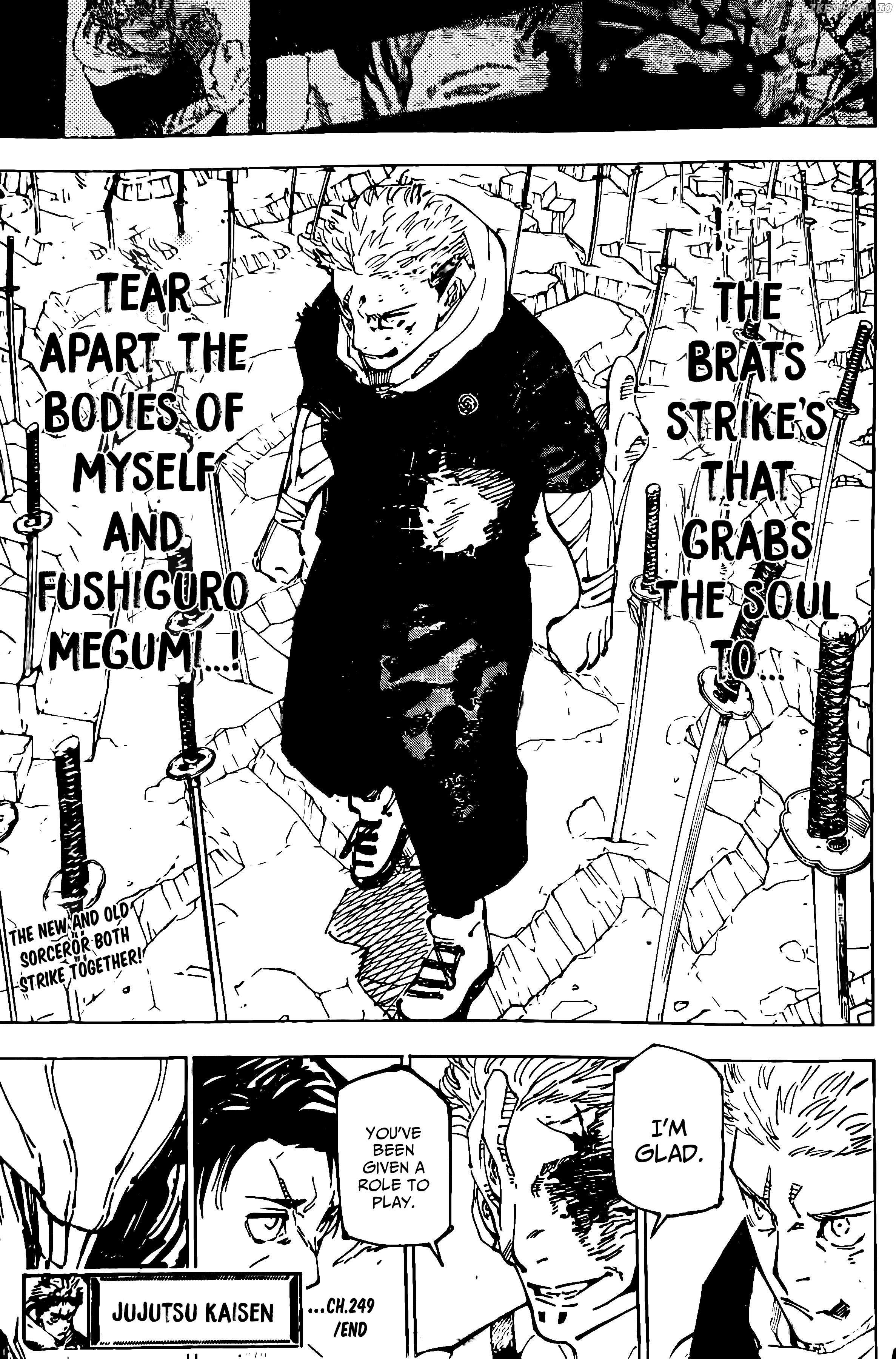 Jujutsu Kaisen, Chapter 249 image 18