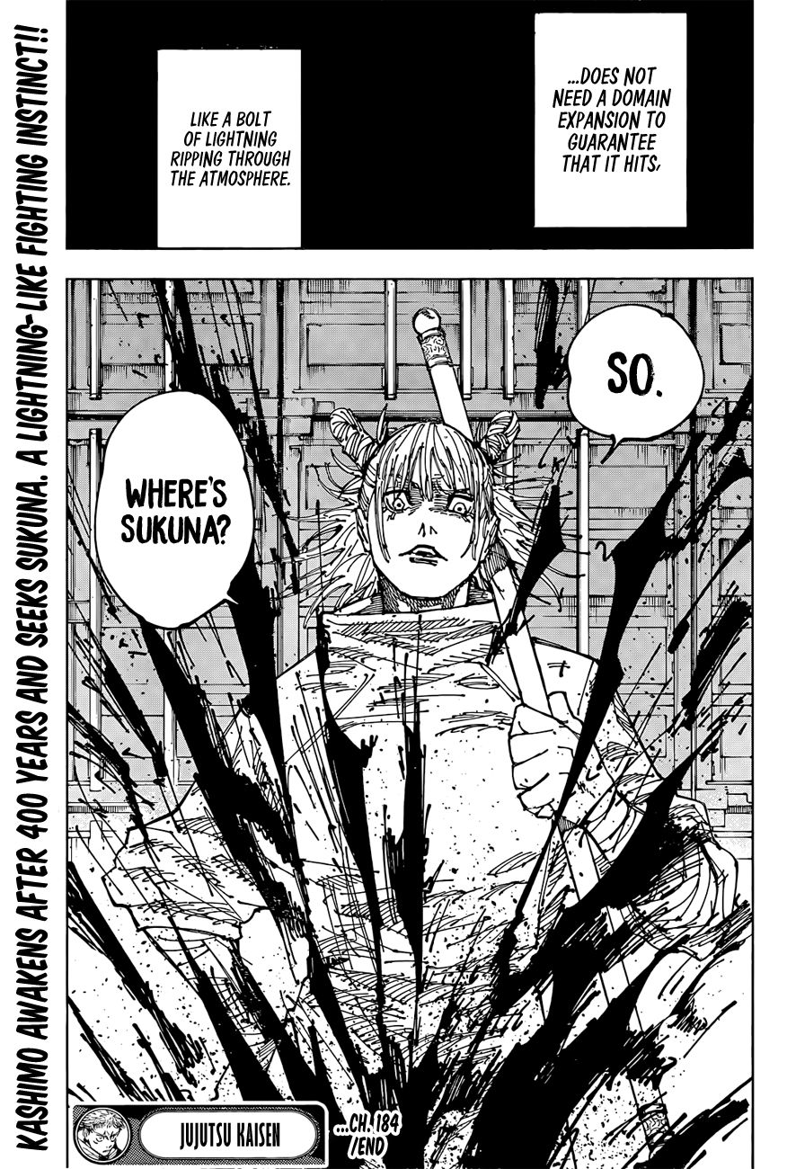 Jujutsu Kaisen, Chapter 184 image 19