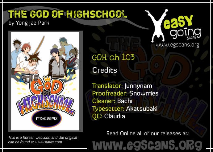 The God of High School, Chapter 103 - Easy Going Scans Version image 01