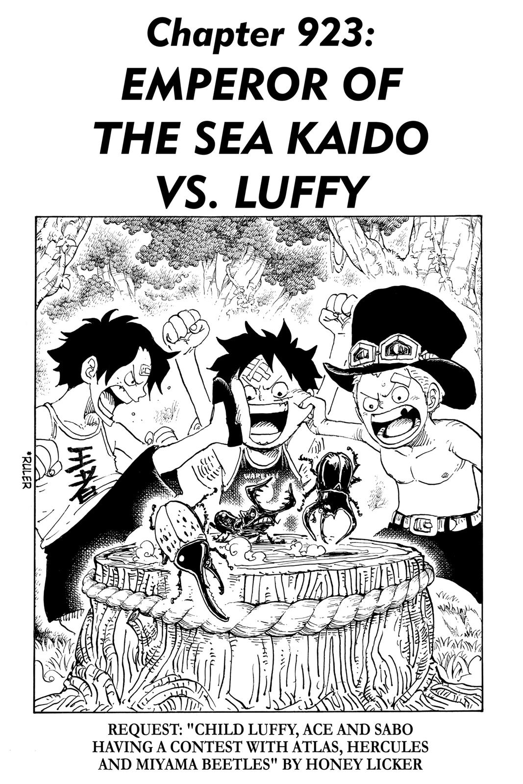 One Piece, Chapter 923 image 01