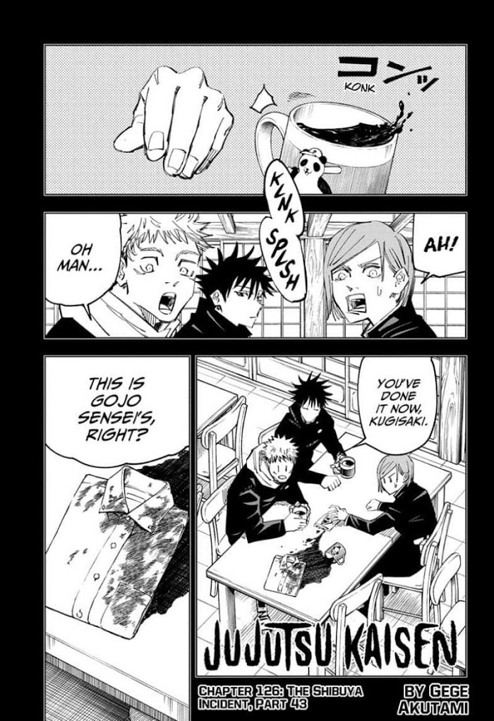 Jujutsu Kaisen, Chapter 126 image 01