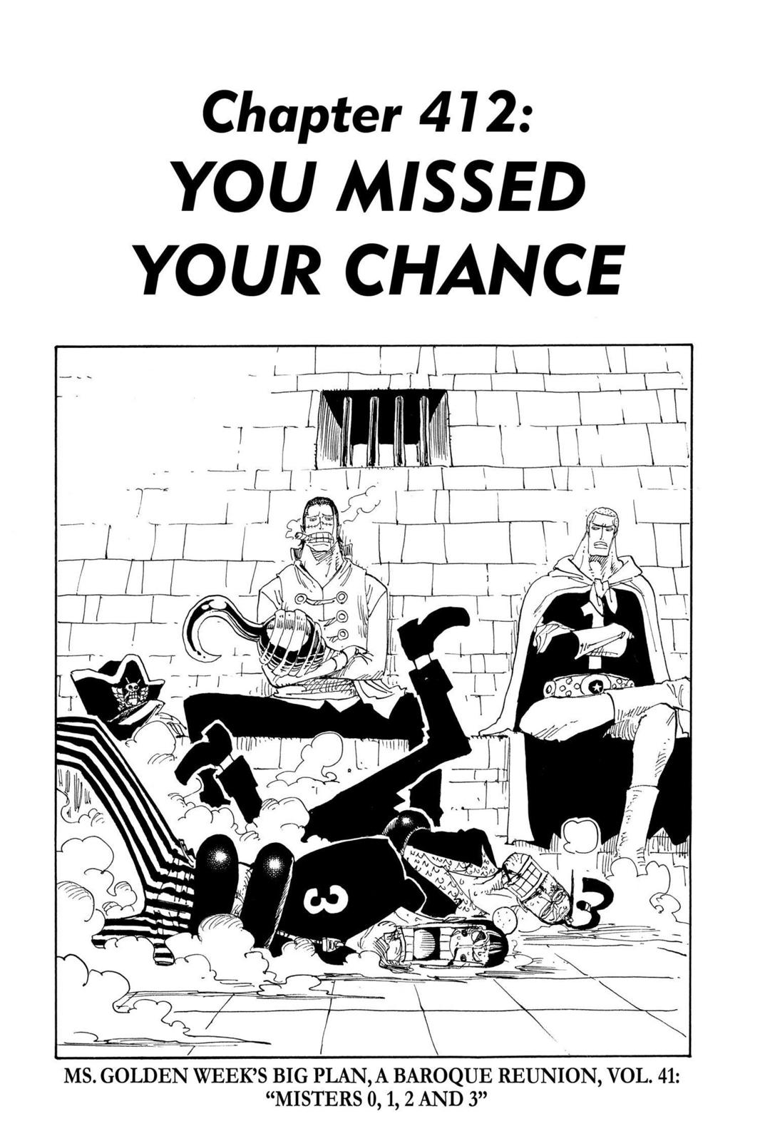 One Piece, Chapter 412 image 01