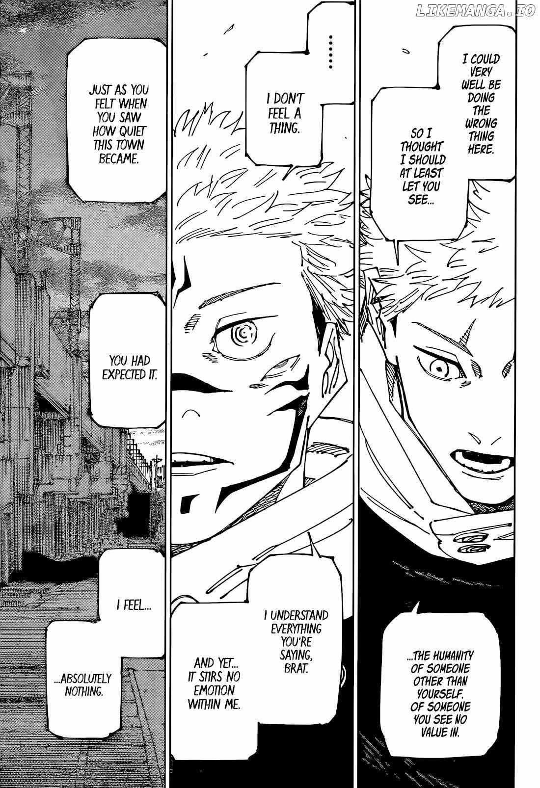 Jujutsu Kaisen, Chapter 265 image 17