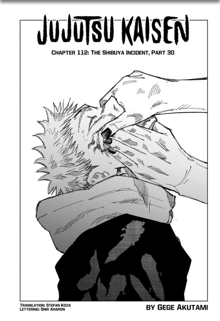 Jujutsu Kaisen, Chapter 112 image 01