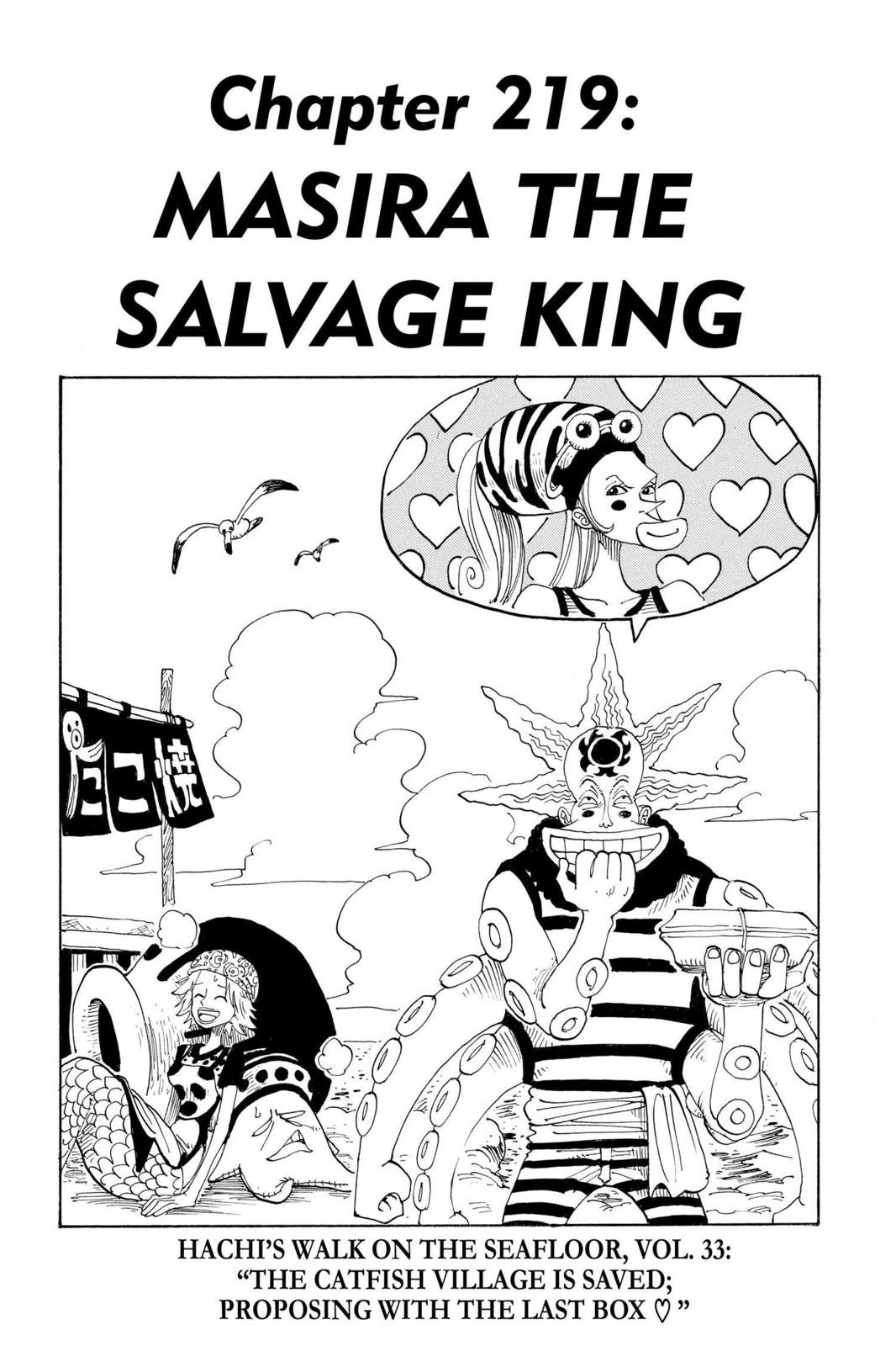 One Piece, Chapter 219 image 01