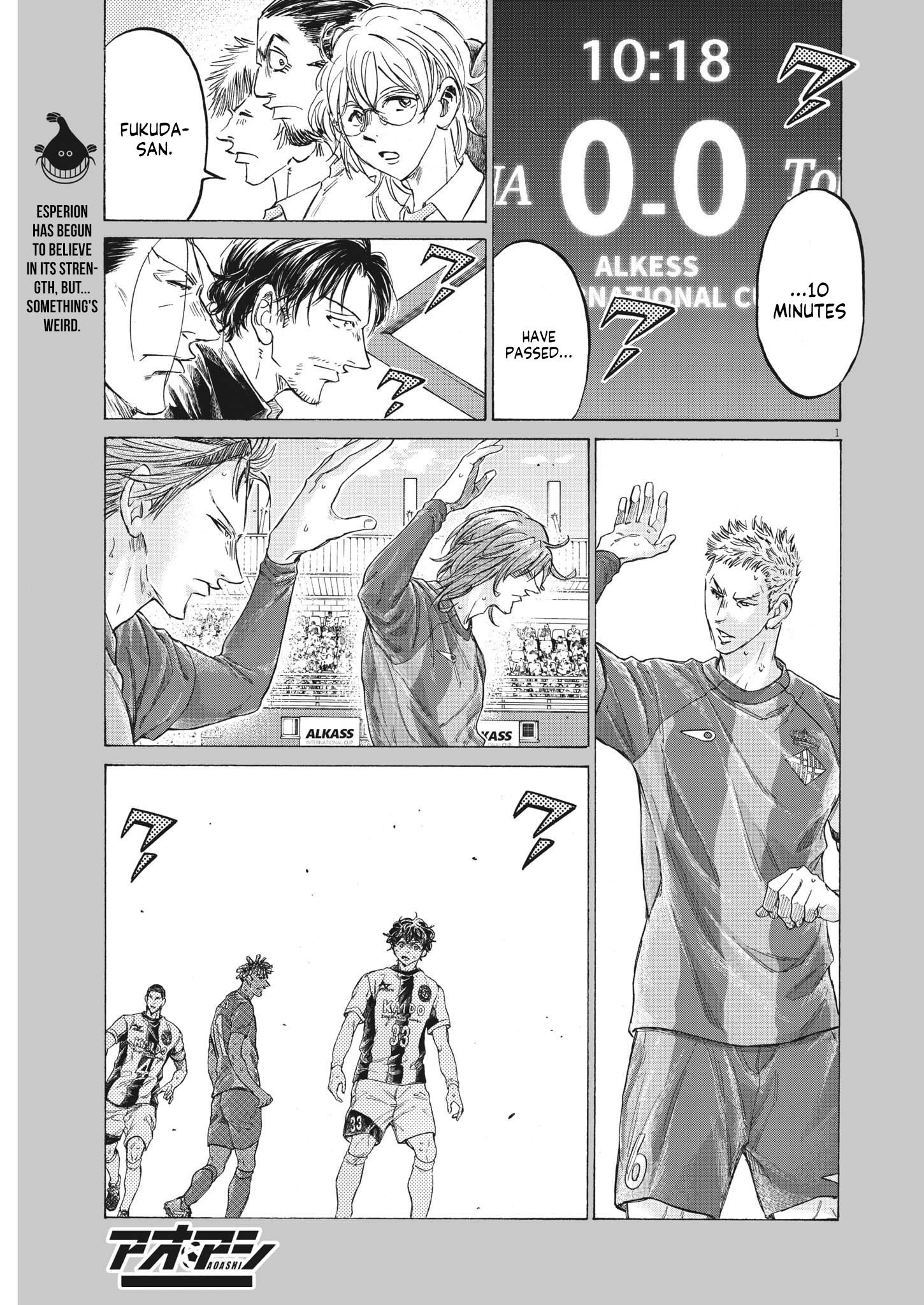 AO ASHI 351 - AOI SE TORNA A BASE DO TIME! ESPERION vs BARCELONA