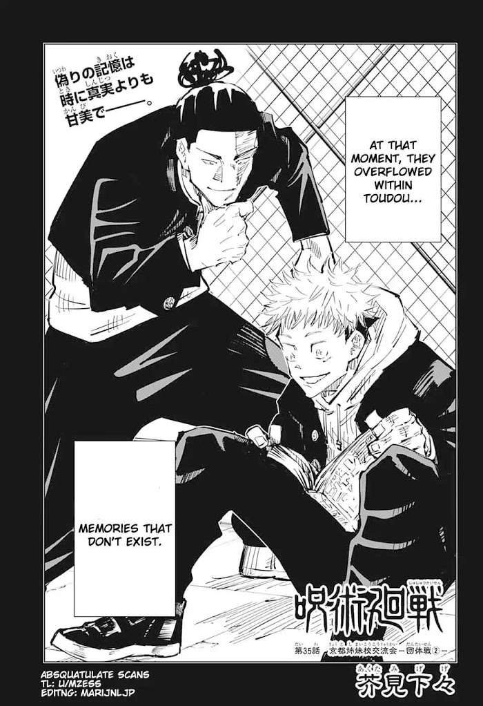 Jujutsu Kaisen, Chapter 35 image 03