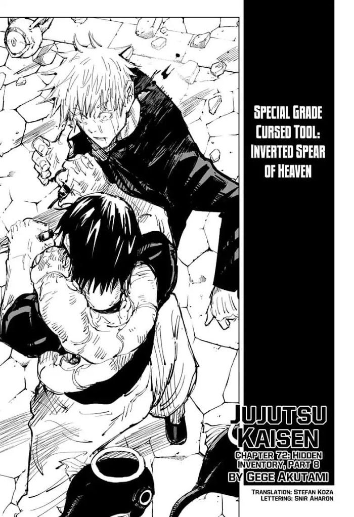 Jujutsu Kaisen, Chapter 72 image 01