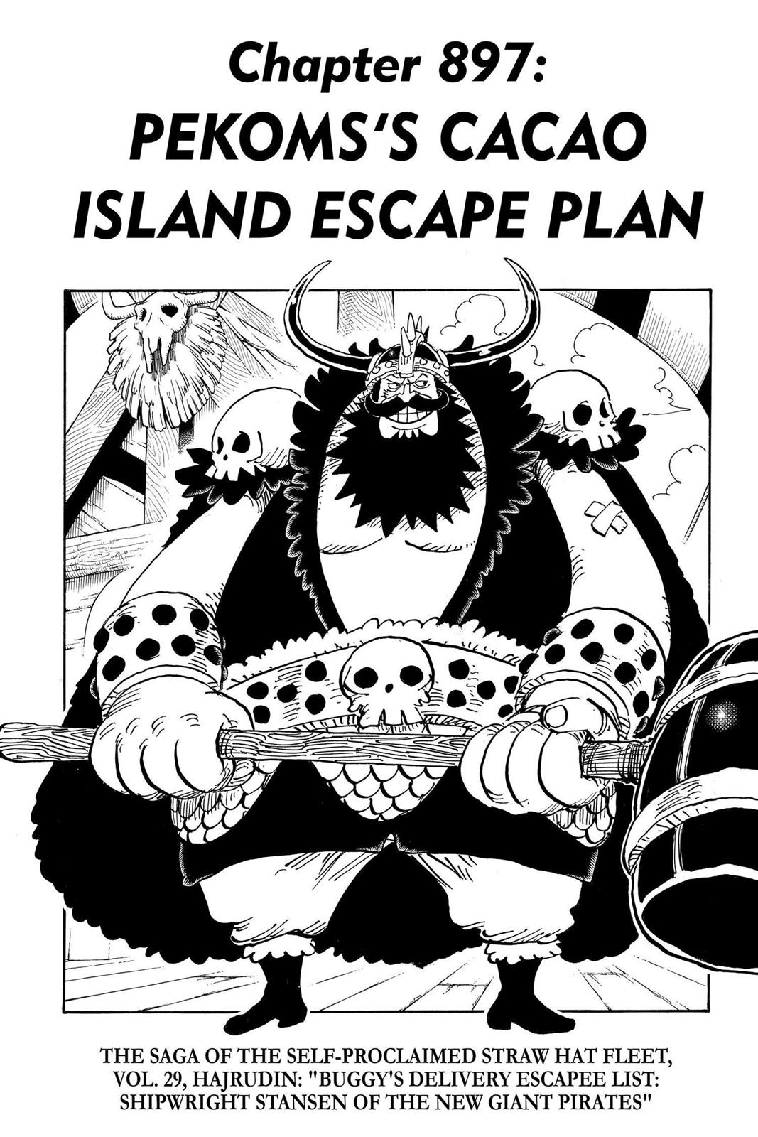 One Piece, Chapter 897 image 01