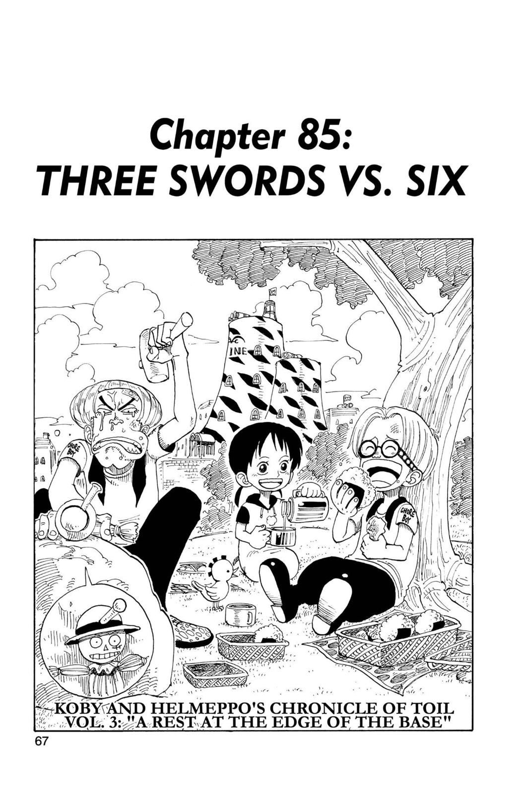 One Piece, Chapter 85 image 01