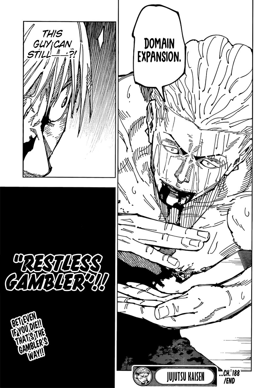 Jujutsu Kaisen, Chapter 188 image 17