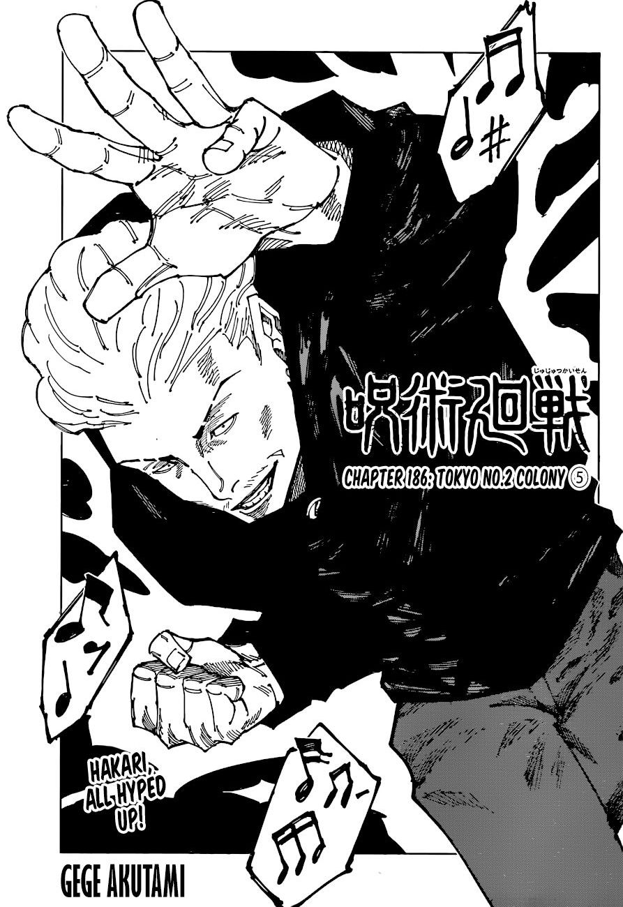 Jujutsu Kaisen, Chapter 186 image 01