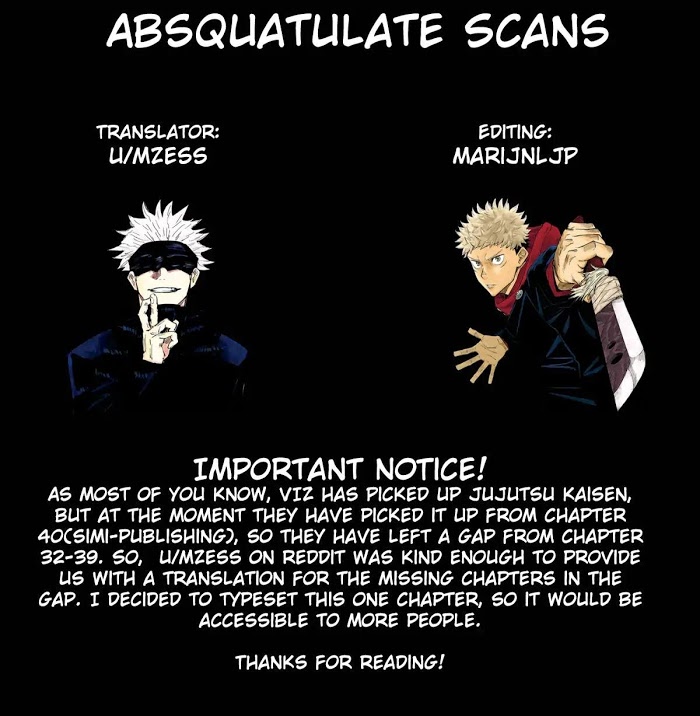 Jujutsu Kaisen, Chapter 33 image 19