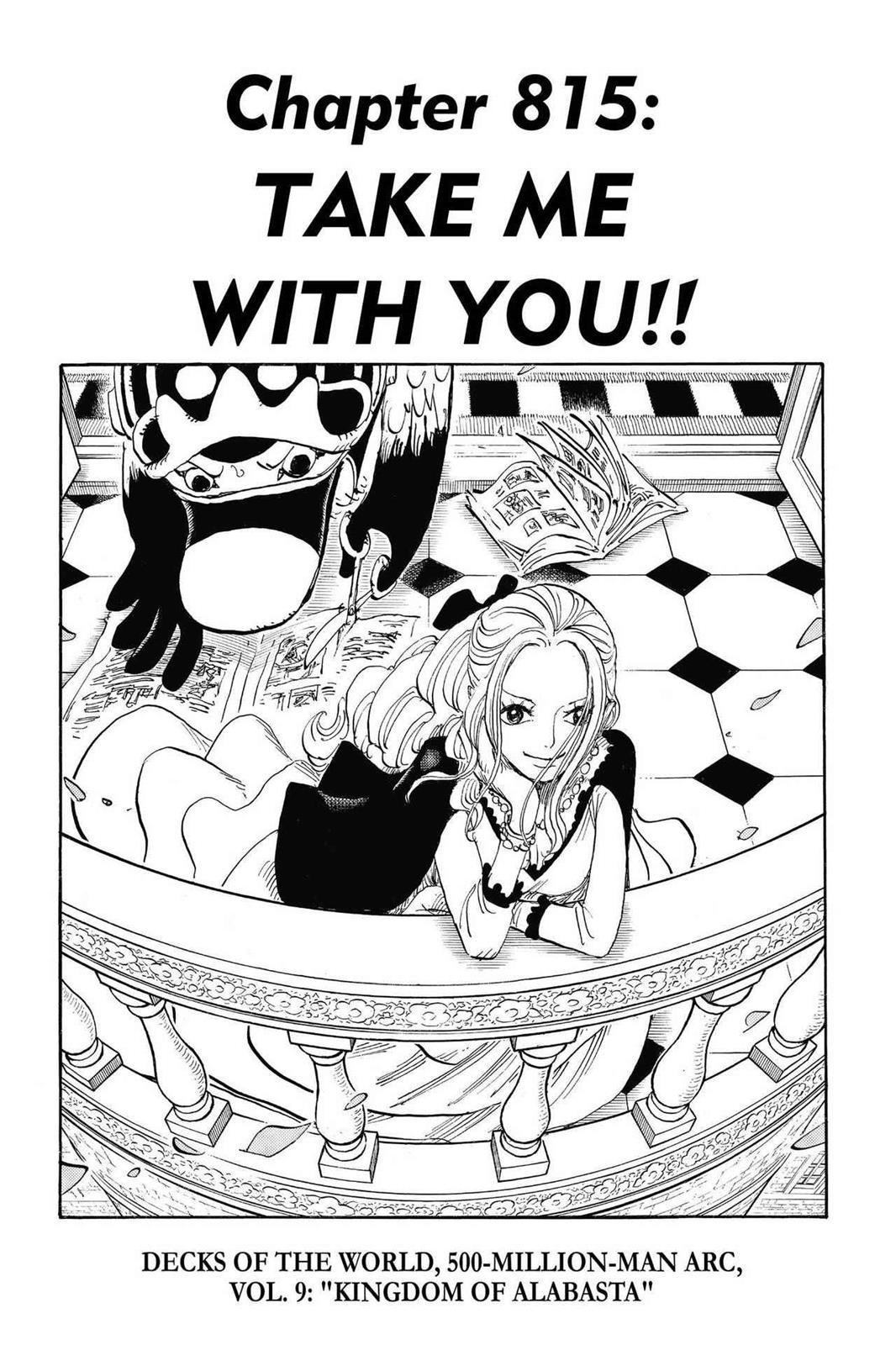 One Piece, Chapter 815 image 01