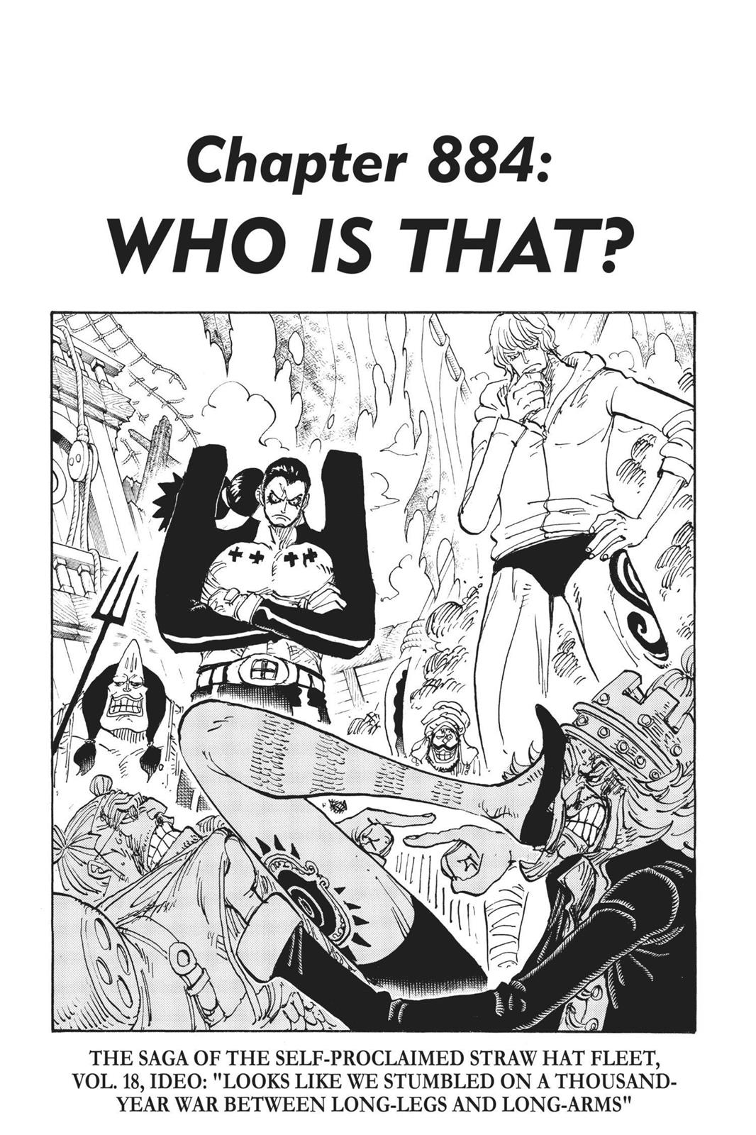 One Piece, Chapter 884 image 01