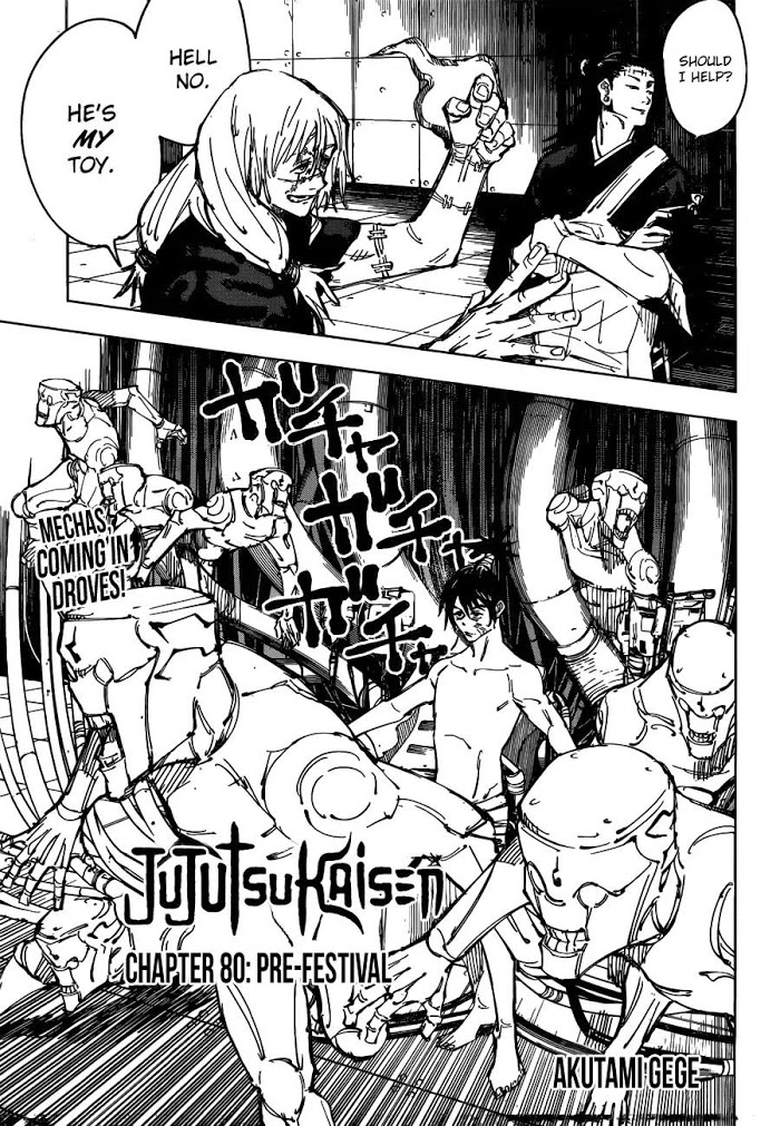 Jujutsu Kaisen, Chapter 80 image 01