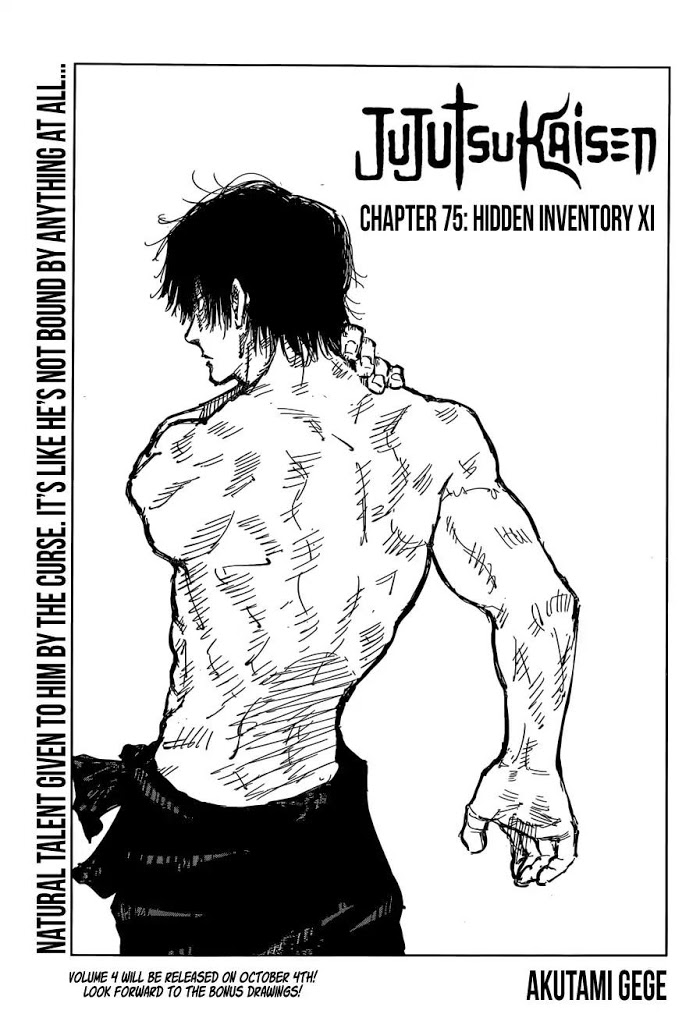 Jujutsu Kaisen, Chapter 75 image 01