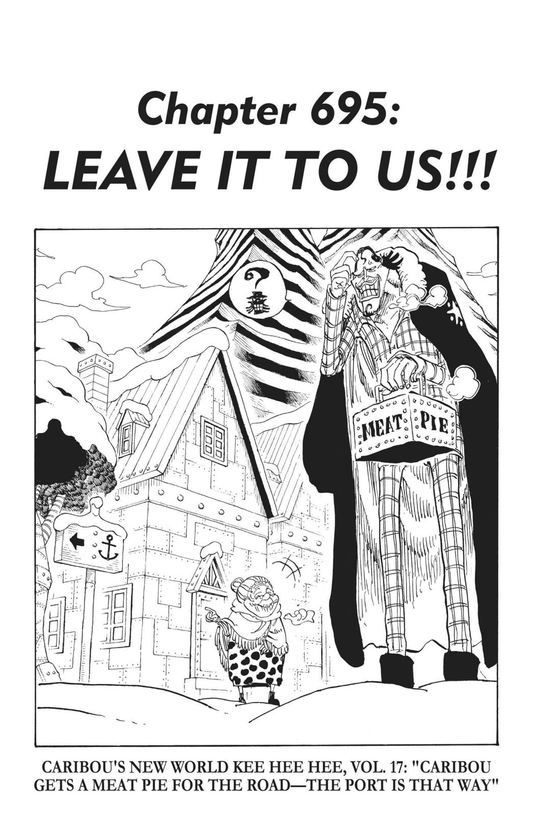 One Piece, Chapter 695 image 01