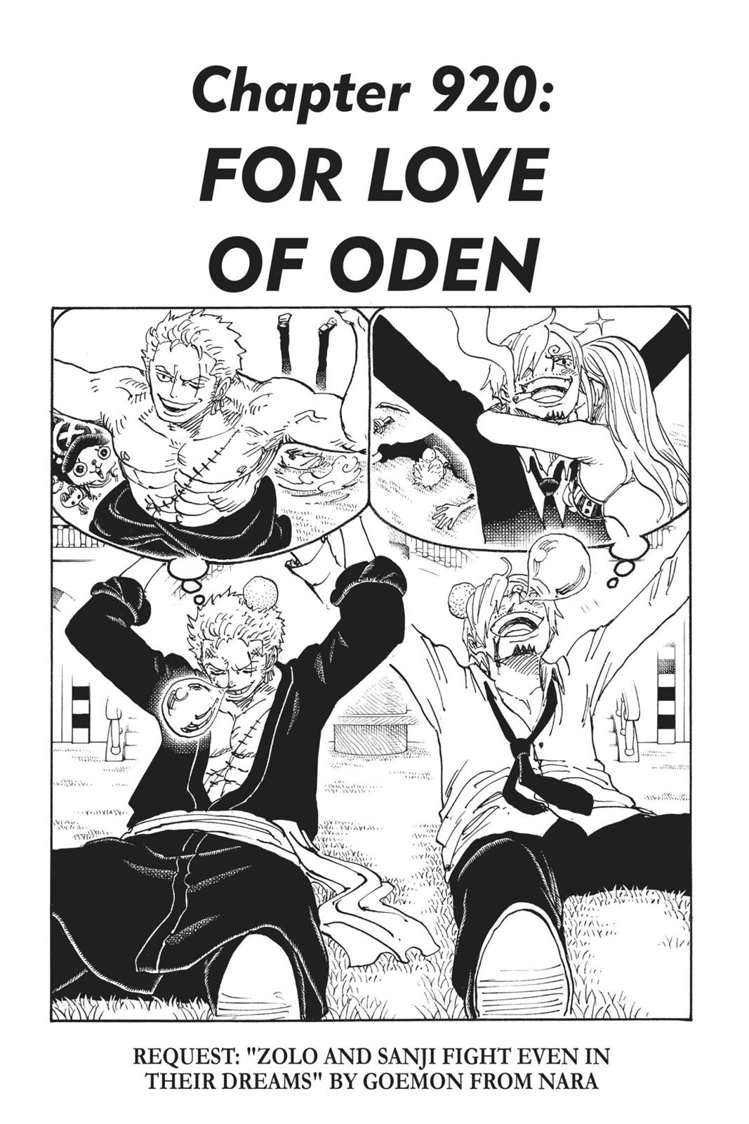 One Piece, Chapter 920 image 01