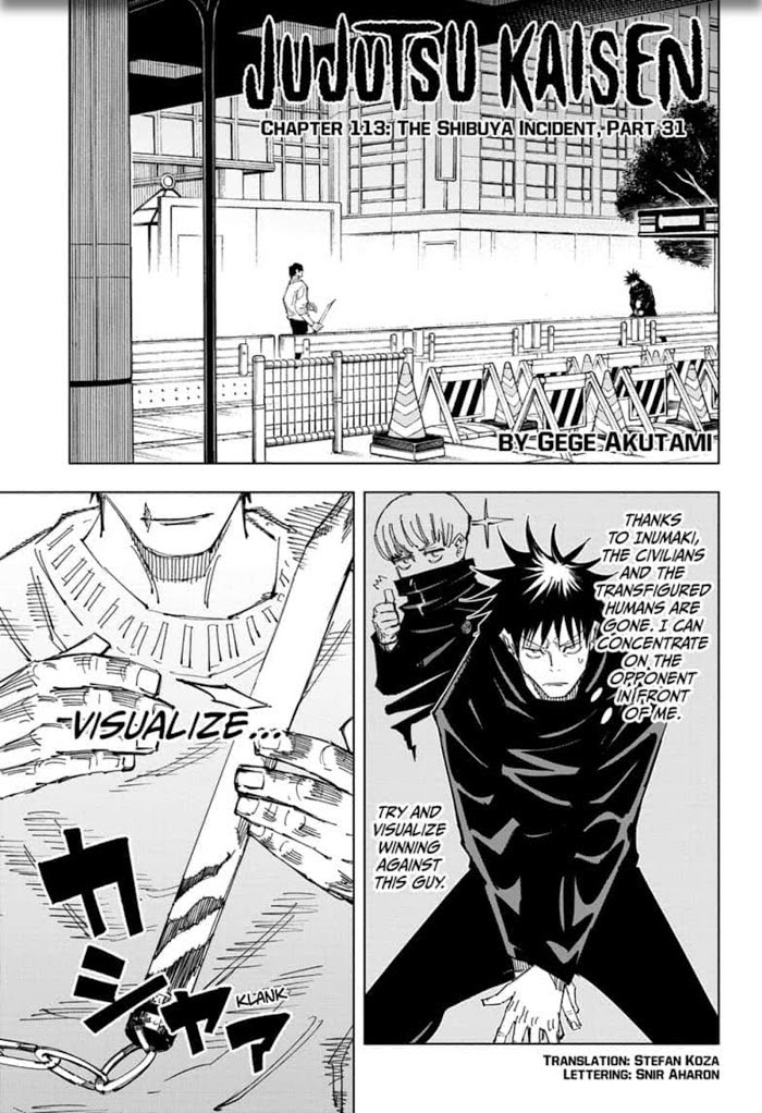 Jujutsu Kaisen, Chapter 113 image 01