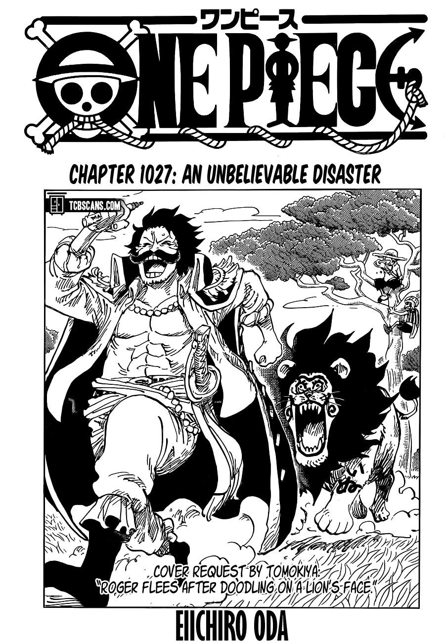 One Piece, Chapter 1027 image 01